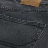 Washed Black Slim Straight Jeans