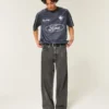 Washed Black Super Baggy Jeans