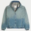 Washed Denim Skater Jacket