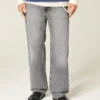 Washed Grey Baggy Jeans