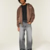 Washed Grey Super Baggy Jeans