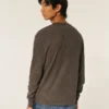 Washed Thermal Crew Shirt