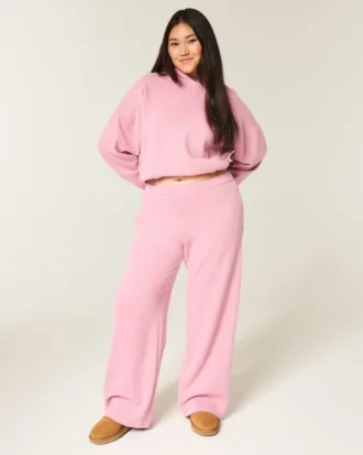 Wide-Leg Sweatpants