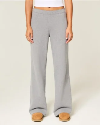 Wide-Leg Sweatpants