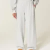 Wide-Leg Sweatpants