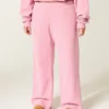 Wide-Leg Sweatpants