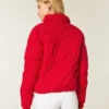 Zip-Up Pattern Puffer Jacket